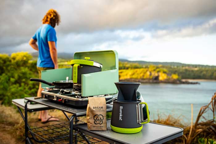 Camping on the beautiful island of Maui with the Ignite stove.