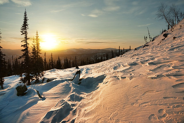 Leave no trace snow