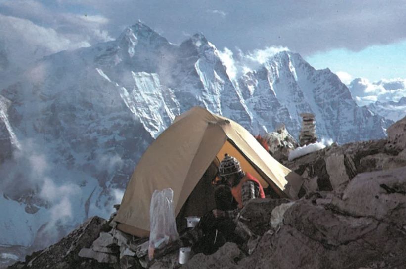 Eureka! StormShield tent on one of the world's highest peaks