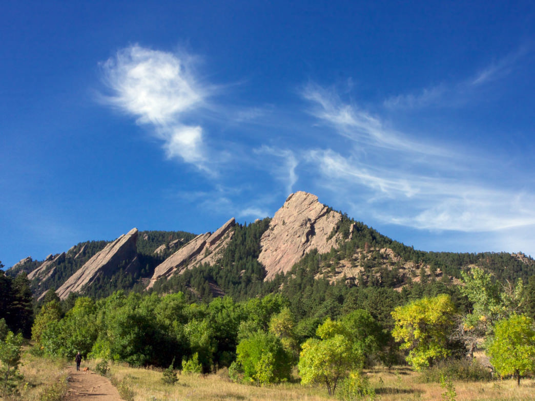 A walk above the Flatirons is a great way to have a true mountain adventure right from the city of Boulder.