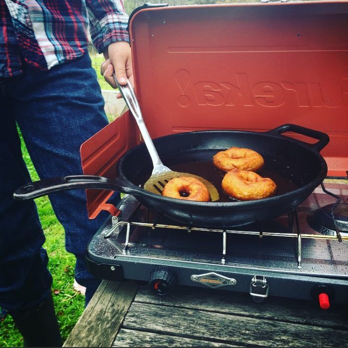 dessert camping donuts