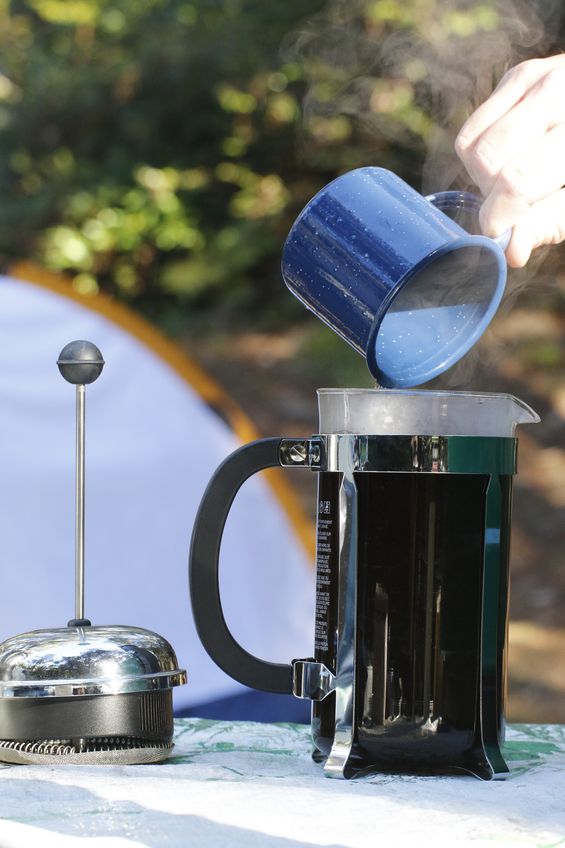 camping french press coffee